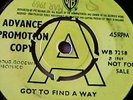 Cajun Hart Got To Find A Way 1968 ORIG Promo 7