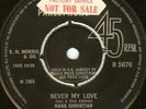 HANS CHRISTIAN*NEVER MY LOVE*JOHN ANDERSON YES*UK*45