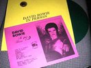 DAVID BOWIE - in person - RARE LIVE LP - green vinyl