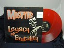 Misfits- legacy of brutality- RED vinyl w/ WHITE spots