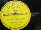 78-JOHNNY CASH SUN RECORDS  FOLSOM PRISON BLUES 1956