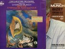 Charles MUNCH 4 french LPs BERLIOZ, DEBUSSY, BIZET...