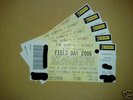 5x Field Day Tkts - Free Exp. Post. 100% Trusted ebayer