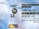 PLACE (S) JOHNNY HALLYDAY OLYMPIA LE SAMEDI 9.12.06