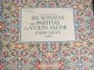 JOSEPH SZIGETI 3 LP Violin Sonatas Unaccompanied MINT-