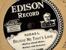 NEW STOCK EDISON 52643 DIAMOND DISC PHONOGRAPH RECORD