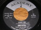 Ann Byers NORTHERN SOUL 45 Here I Am / If You Want to K