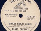 philippines PROMO COPY ELVIS PRESLEY 78rpm GIRLS GIRLS