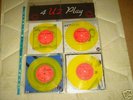U2 RARE IRISH CBS 4U2 PLAY YELLOW VINYL SET IN HANGER