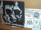 rare NEGATIVE APPROACH 10 song 45 punk kbd 1st Press 7