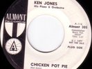 funky mod latin soul 45 KEN JONES on ALMONT chicken pot