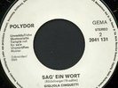 GIGLIOLA CINQUETTI -Rare whitelabel PROMO in GERMAN 7