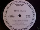 Benny Golson on Columbia - rare orig promo disco 12