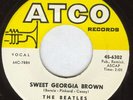 BEATLES ORIGINAL STONE MINT ATCO SWEET GEORGIA BROWN