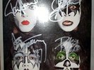 KISS LP-Cover Dynasty signed by 4 original Member