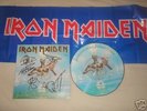 IRON MAIDEN picture disc the seventh son signed by band