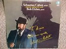 SEBASTIAN CABOT-Reads BOB DYLAN AUTOGRAPHED psych LP