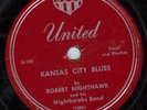 ROBERT NIGHTHAWK-UNITED 102 Blues 78 45 33