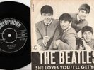 BEATLES - SHE LOVES YOU - RARE+ NORWAY 45+PS 63