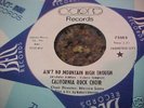 Soul 1969 CALIFORNIA ROCK CHOIR on Cyclone promo 45
