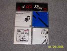 U2 45's COLORED VINYL 4 IN SET MANUF IRELAND W DISPLAY