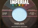 BURNETTE BROTHERS WARM LOVE IMPERIAL 5509, MINT-