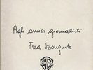 Fred Bongusto promo 2 Ost lp w/ Rhodes wah wah Funk