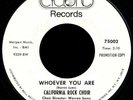 Rare Northern Soul 45 CALIFORNIA ROCK CHOIR on Cyclone