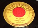 JOHNNY CASH SUN 45 RECORD HEY PORTER CRY CRY CRY NO.221