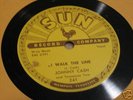 Rare 1956 78 Rpm Johnny Cash I WALK THE LINE On Sun