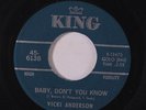 VICKI ANDERSON: Baby, Don't You Know / The Feeling Is Real 45 Funk