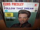 Elvis Presley Follow that dream RARE Spain 1961 EP P/S