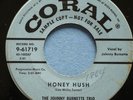 JOHNNY BURNETTE TRIO HONEY HUSH CORAL 61719