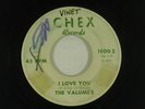 THE VALUME'S northern soul I LOVE YOU CHEX (VOLUMES)