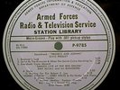 Elvis Presley,Armed Forces Radio&TV Station Library LP