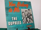 THE DUPREES YOU BELONG TO ME MINT DOO WOP LP 1962