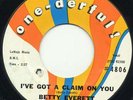 BETTY EVERETT Claim on you 7' top MOD R&B dancer LISTEN