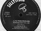 RARE NWOBHM 7inch JJS POWERHOUSE, RUNNING FOR THE LINE