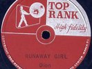 philippines DION 78 rpm RUNAWAY GIRL