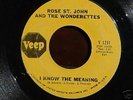 ROSE ST. JOHN & THE WONDERETTES - RARE NORTHERN SOUL 45