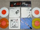 U2 RARE 1980 CBS Ireland 45 RPM 4 Play Colored Vinyl NM