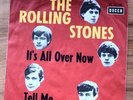 The Rolling Stones  Single mit 5 Köpfe-Cover  D-weinrot