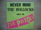 SEX PISTOLS FULLY SIGNED LP INC SID VICIOUS.