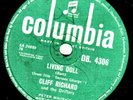 CLIFF RICHARD - LIVING DOLL 78 UK #1 ColumbiaDB4306 Ex+