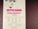Cast Recording-Miss Moffat Acetate LP-Bette Davis