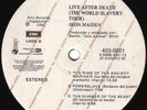 IRON MAIDEN Live After Death PROMO DOUBLE LP ECUADOR