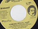 Rare Modern Soul 45:  RIDEOUT on HOT LICKS 