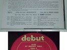 Bud Powell Trio Jazz at Massey Hall Debut Records 10