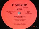 LOTTI G. What's it worth ORIGINAL BOOGIE FUNK 12