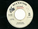 VERY RARE ELVIS PRESLEY HOUND DOG ORIGINAL PROMO SINGLE